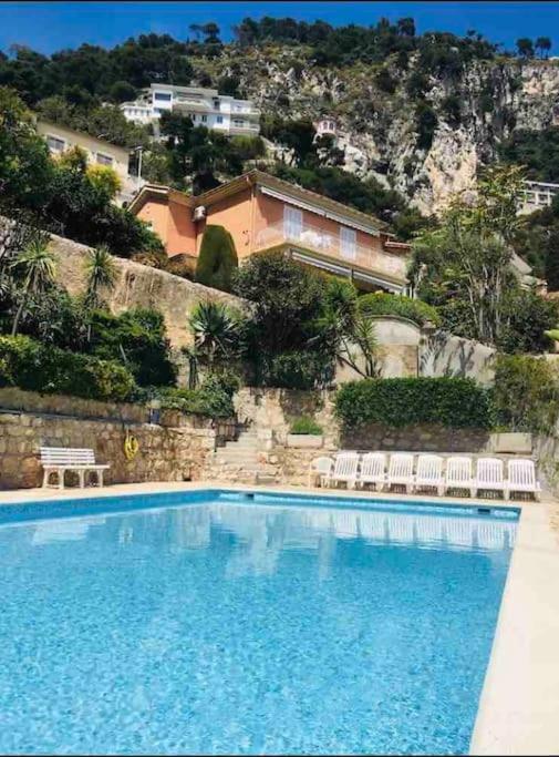 Villefranche Sur Mer:Appartement-Villa, Vue Mer, Jardin, Parking. Exteriér fotografie